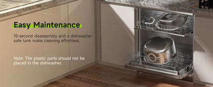 Apetdola 7L/236oz Dog Water Fountain Stainless Steel Dog Water Bowl Automatic Pet Drinker Water Dispenser for Multiple Pets