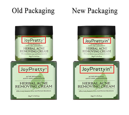 JoyPretty Herbal Acne Face Cream Body Pimple Treatment Oil Control Moisturizing Facial Creams Skin Care Products Beauty