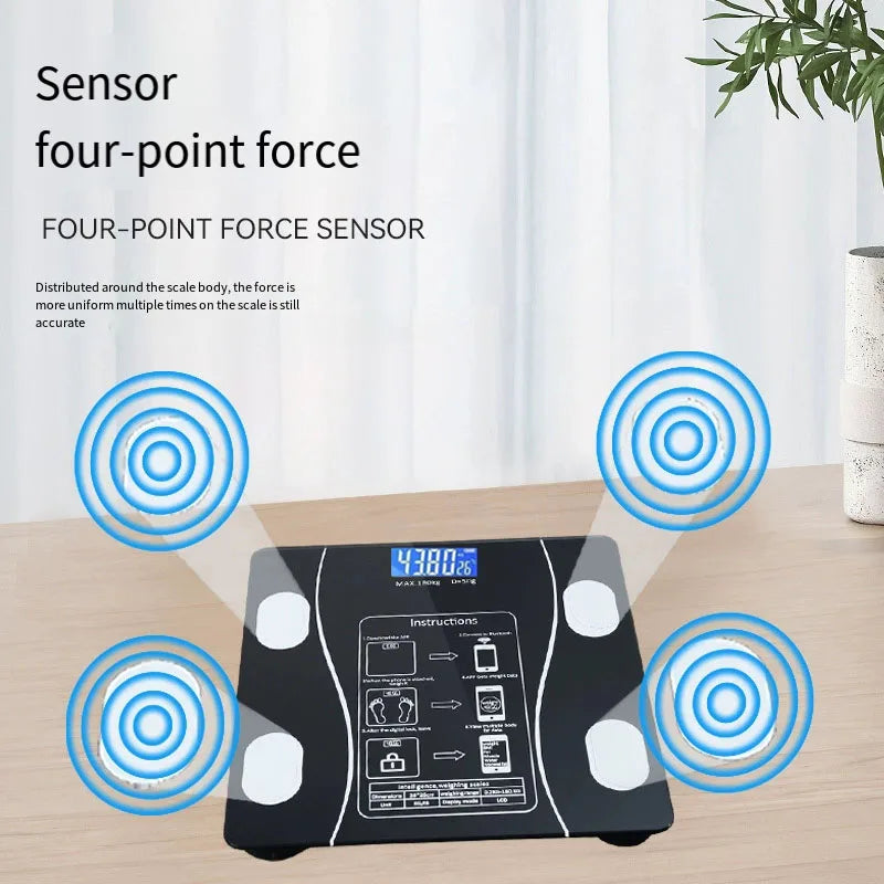 Electronic Scale Smart Bluetooth Weighing Human Charging Simple Weight Scale Weighing Household Fat Body Fat Measurement Scale