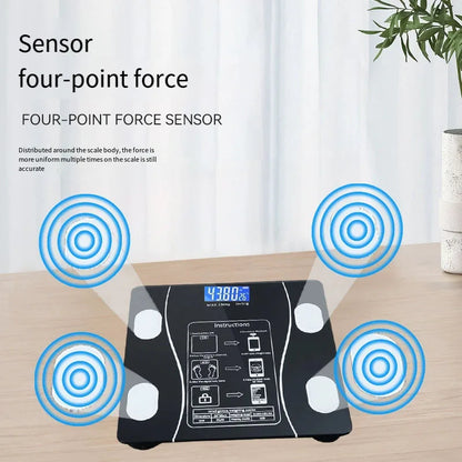 Electronic Scale Smart Bluetooth Weighing Human Charging Simple Weight Scale Weighing Household Fat Body Fat Measurement Scale