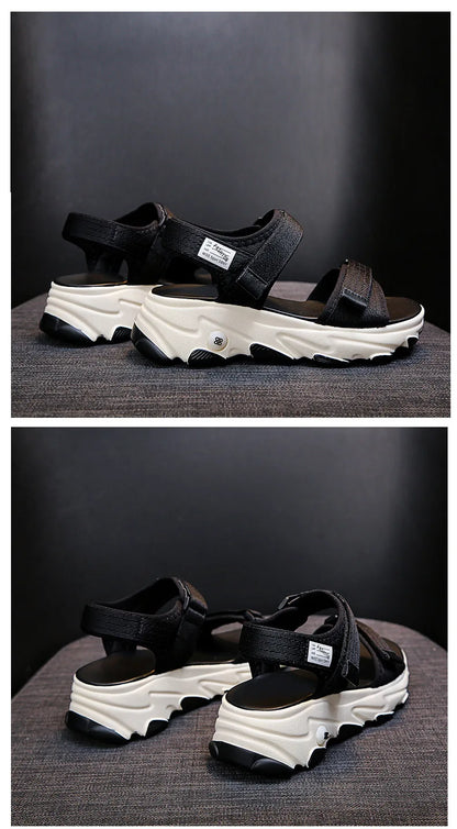 Sandals Women Shoes 2024 New Summer Sports Daddy Fashion Casual Non-Slip Platform non-slip Beach Shoes Sandalias