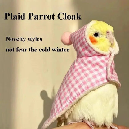 Cute Parrot Cloak Parrot Cloak Cloak Bird Clothes Parrot Cloak Black Phoenix Thick Warm Outerwear