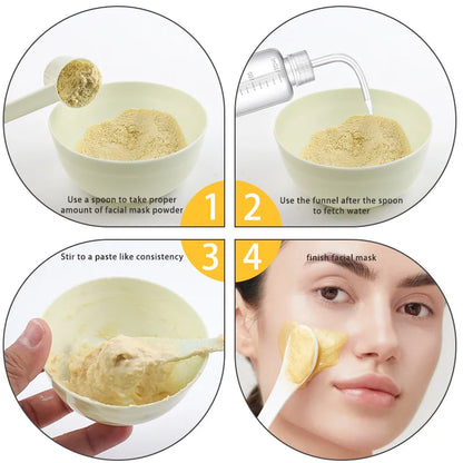 Non-toxic Silicone Mask Mud Essential Oil Bowl Scraper measuring spoon Face Skin Care Tools Convenient Clean Durable Makeup set