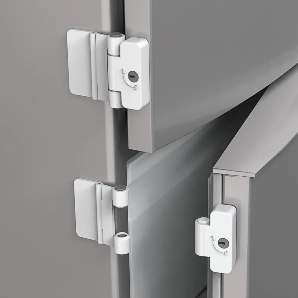 Baby Safety Drawer Lock password Anti-Pinching Hand Cabinet Drawer Locks Plastic White Safety Buckle for Kids Protection