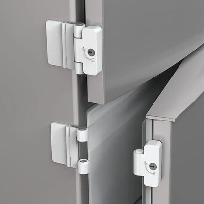 Baby Safety Drawer Lock password Anti-Pinching Hand Cabinet Drawer Locks Plastic White Safety Buckle for Kids Protection