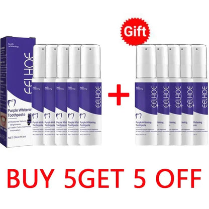 New Teeth Whitening Toothpaste 5D Oral Hygiene Cleaning Teeth Whitening Tool Fresh Breath Teeth Care