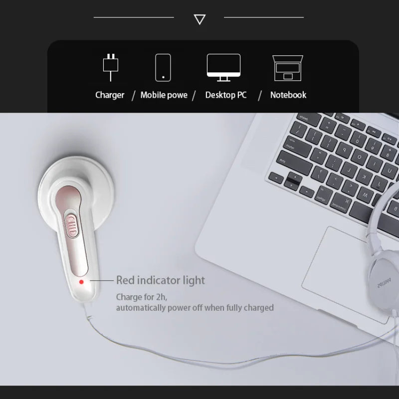 Lint Remover Clothes Fuzz Pellet Trimmer Machine Electric Portable Chargeable Fabric Shaver Removes for Clothes Spools Removal