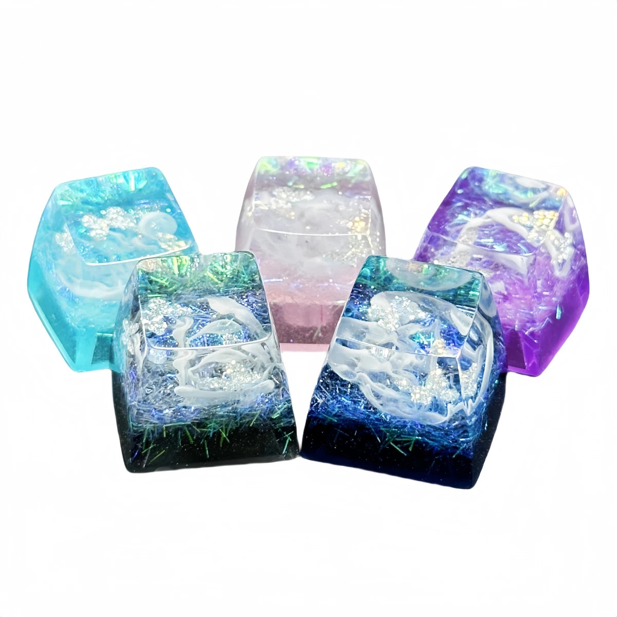 3D Resin Artisan KeyCaps Transmission Custom Keycaps for Mechanical Keyboard Accessories