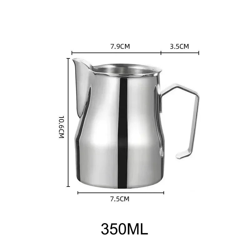 Coffee Milk Frothing Pitcher Jug Stainless Steel With Scale Espresso Steaming Pitchers Professional Milk Foam Jug Barista Craft
