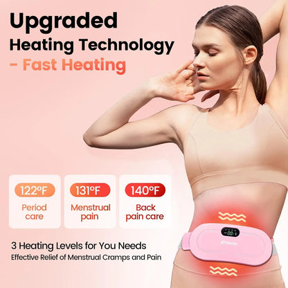 Menstrual pain relief waist massager, can alleviate pain in the uterus, abdomen, and waist, a gift for women and girls