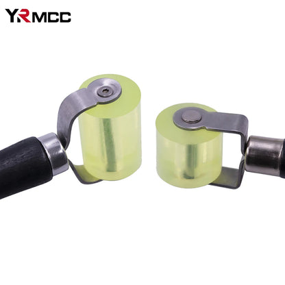 Car Soundproof Roller Thick Rubber Tire Compaction Tools Moto Auto Repair Press Wheel Car Maintenance Anti-Vibration Roller