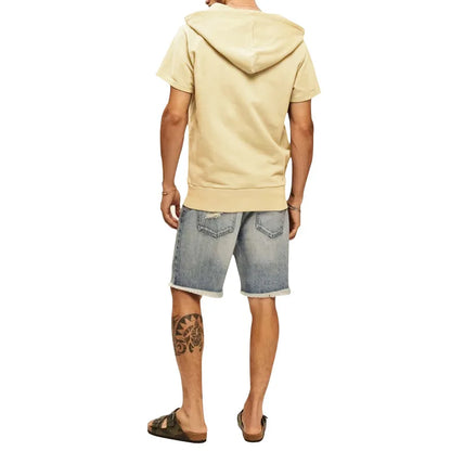 2024 Amazon New Men's Athleisure European and American Hooded Loose Short Sleeves