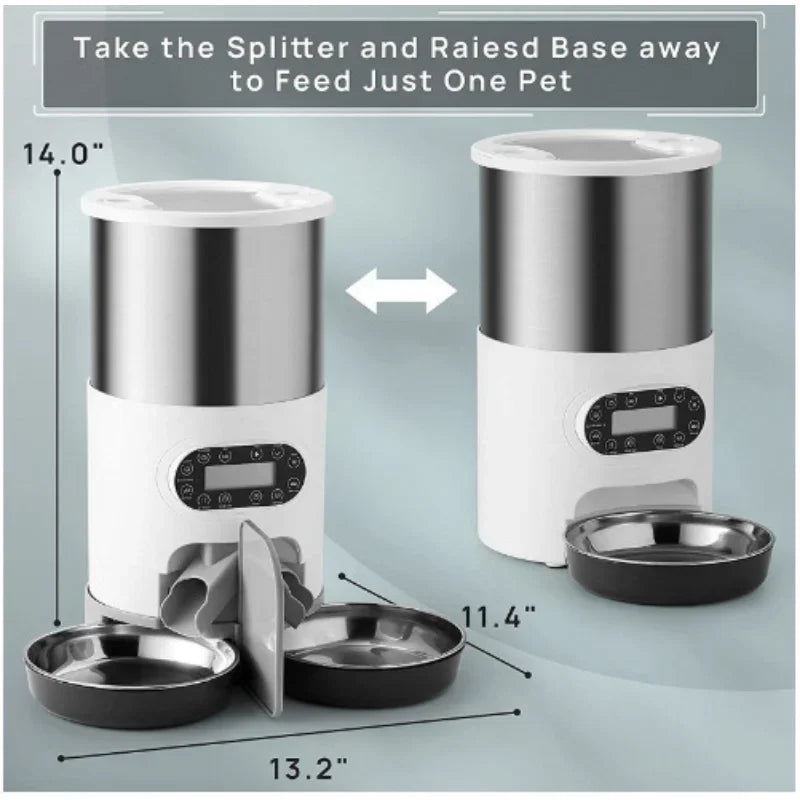 NEW Automatic Timing Smart Feeder Automatic Pet Feeder For Cat Dog Electric Dry Food Dispenser 3L 4.5L Bowls Product Supplies