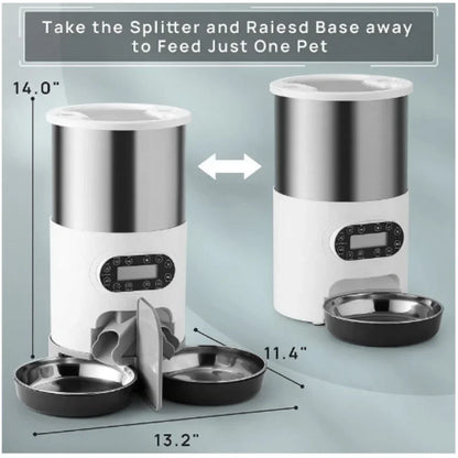 NEW Automatic Timing Smart Feeder Automatic Pet Feeder For Cat Dog Electric Dry Food Dispenser 3L 4.5L Bowls Product Supplies