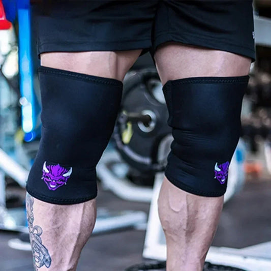 1 Pair Fitness Powerlifting Knee Pads Squat Support Weightlifting Knee Sleeve Strength Lifting Pads Gym Training Knee Covers