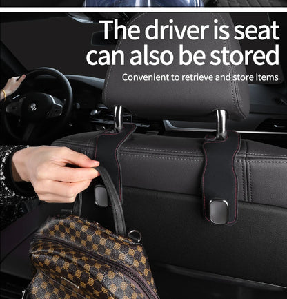 Car Hooks - Rear Seat Back Hooks for Vehicle Storage of Small Items