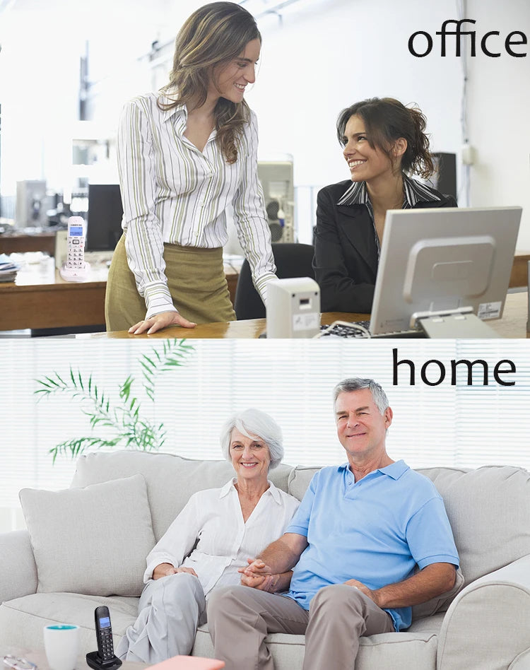 cordless Answering Machine 2.4G Corded Phone Handset  office home hotel Long Range Wireless Telephone 1- 4 handstes table phone