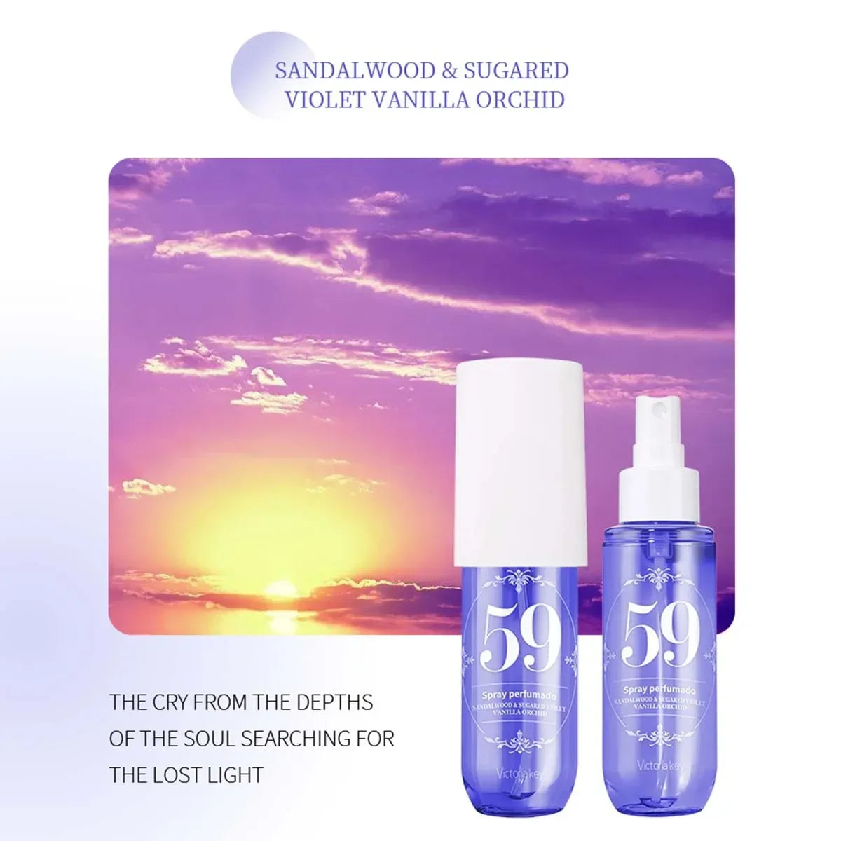 Body fragrance spray Fresh air Scent Long Fruity Non-irritating Portable Liquid Perfume Moisturizes Skin For Men And Women 90ml