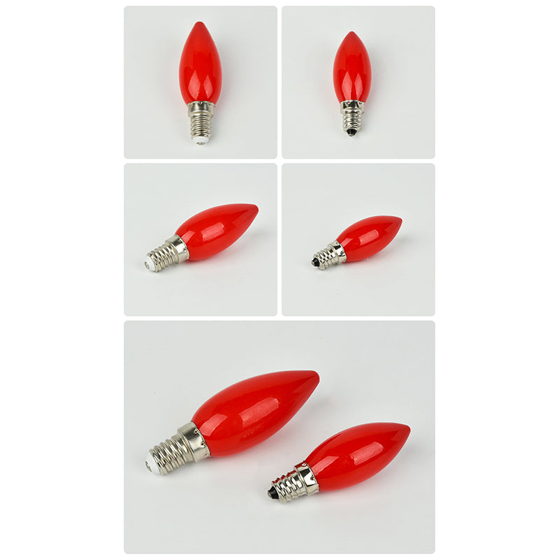 1PC LED altar bulb E12/E14 Red candle Buddha lamp decorative lamp Buddha bead decorative lamp