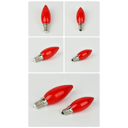 1PC LED altar bulb E12/E14 Red candle Buddha lamp decorative lamp Buddha bead decorative lamp