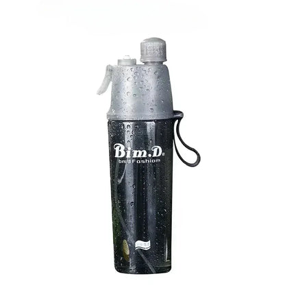 Plastic Spray Cup Summer Outdoor Sports Water Bottle Hydration Cooling Spray Cup Travel Portable Water Cup Gift Cups