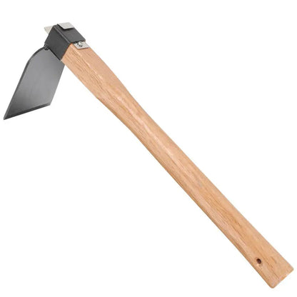 Iron Gardening Cultivator Manual Wooden Handle Agriculture Hoe Vegetable Farming Tool Weeding Hoe