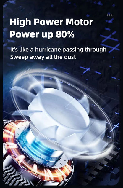 Car Multipurpose Vacuum Cleaner Handheld Powerful Suction Rechargeable Car and Home Dual Use Small Wireless Vacuum Cleaner