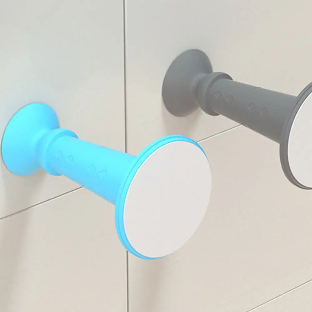 Mute Non-punch Door Rear Retainer Silicone Door Buckle Hidden Door Holder Door Stopper Wall Protector Door Suction