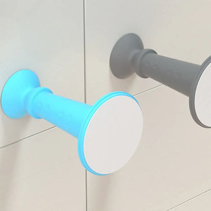 Mute Non-punch Door Rear Retainer Silicone Door Buckle Hidden Door Holder Door Stopper Wall Protector Door Suction