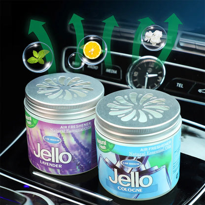 Car Air Freshener Solid Balm Cologne Lavender Lemon Vanilla Odor Eliminator Long-lasting Perfume Scent Ornament Auto Accessoies