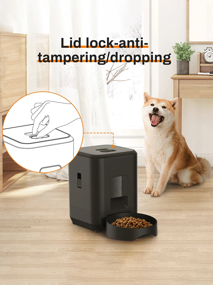 New Automatic Pet Feeder WiFi Version Automatic Cat Food Distributor Intelligently Controlled Pet Feeder Dog Feeder Pet Supplies