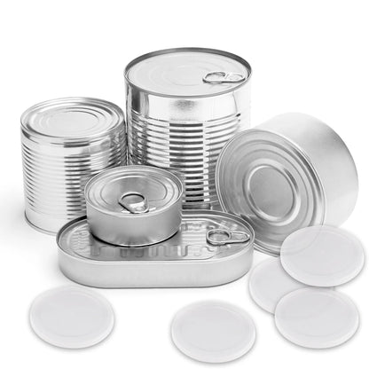5pcs Reusable Food Storage Tin Cover Cans Lids Round Dog Cat Canned Lid Food Sealing Cap Keep Fresh Dustproof Lid Pet Food Saver