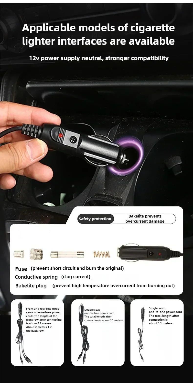 Heated Car Seat Cover Car Heating Cushion Winter Heated Seats Car Seat Warmer 12V Seat Cushion For Back And Seat