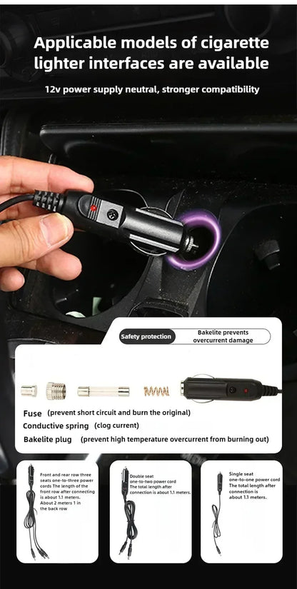 Heated Car Seat Cover Car Heating Cushion Winter Heated Seats Car Seat Warmer 12V Seat Cushion For Back And Seat