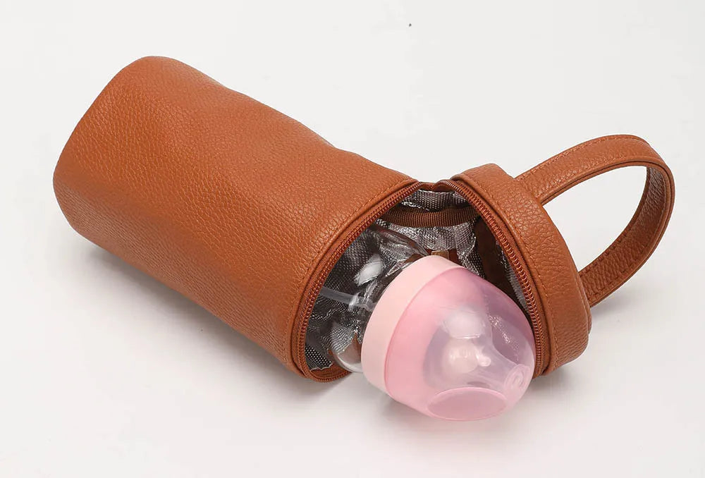 PU Leather Diaper Bag Backpack Large Capacity Travel Carry Bag Maternity Bag Stroller Organizer Nappy Changing Bags Diaper pad