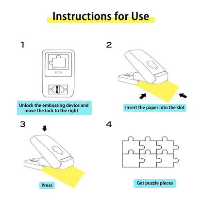 Puzzle Maker for Arts & Crafts Making Puzzles for Scrapbooking & DIY Puzzles--Puzzle Mini Tool