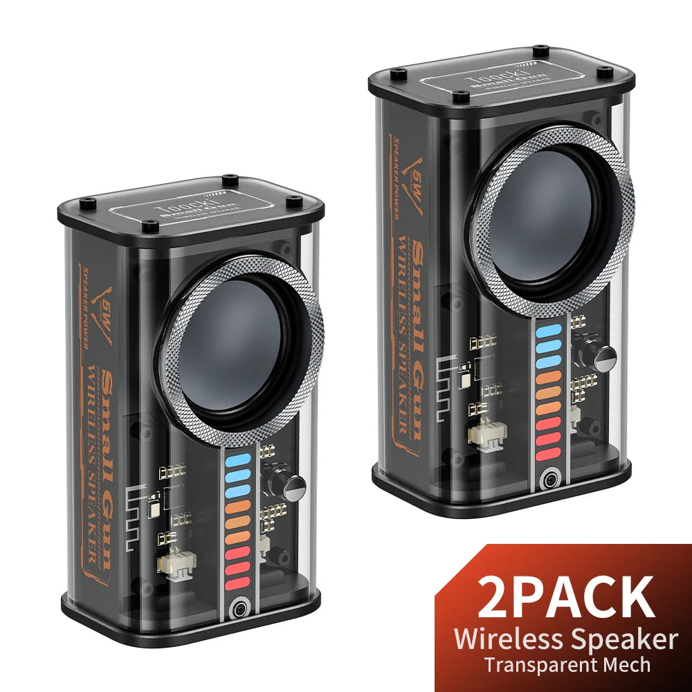 Toocki K07 Portable Bluetooth 5.0 Speaker Stereo Surround Wireless Bluetooth Speakers Dazzling Lighting Audio Player Loudspeaker