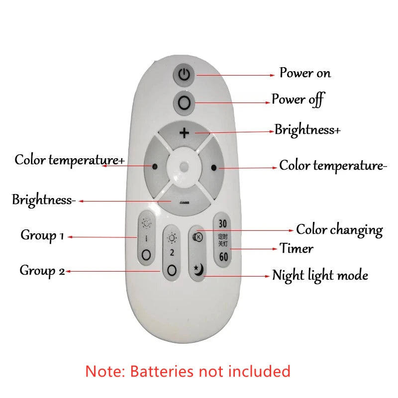 Smart LED Bulb E27 6W 9W 12W RF 2.4G Wireless Remote Control Night Light Timing Turn off Warm Cold Light Dimmable Led Lamp Bulb