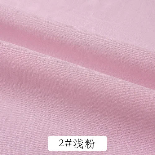 Cotton Summer Solid Color Clothing Lining Cloth White Cotton Dress Mesh Cotton Clothes Lining Fabric