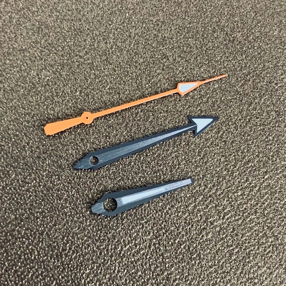 Blue Luminous Watch Hands Coloured Seconds Hand Set Retrofit Watch Accessories Three Hands for NH35/NH36/4R/7S Movement