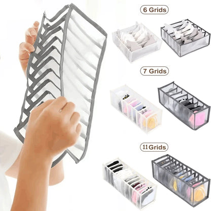 Closet Organizer Underwear Organizer for Wardrobe Clothes Organizers Cabinets Drawer Organizers Bra Socks Storage Organizer Box