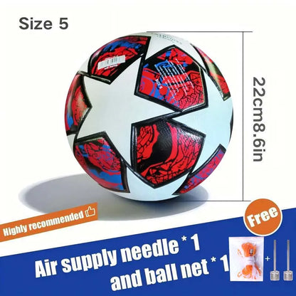 Standard Size 5 Size 4 Soccer Ball Professional Outdoors Sports Match Balls Training Seamless Football High Quality Pu Material