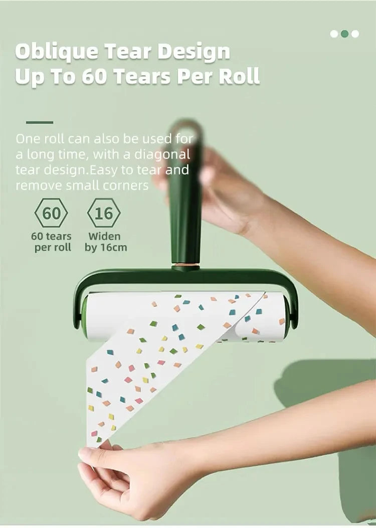 New Wider 24cm Sticky Lint Roller for Pet Hair Portable Pet Lint Remover for Clothes Furniture Carpet Dog & Cat Hair Removal