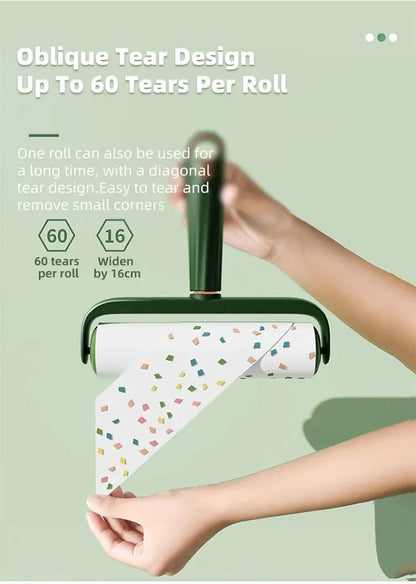 New Wider 24cm Sticky Lint Roller for Pet Hair Portable Pet Lint Remover for Clothes Furniture Carpet Dog & Cat Hair Removal