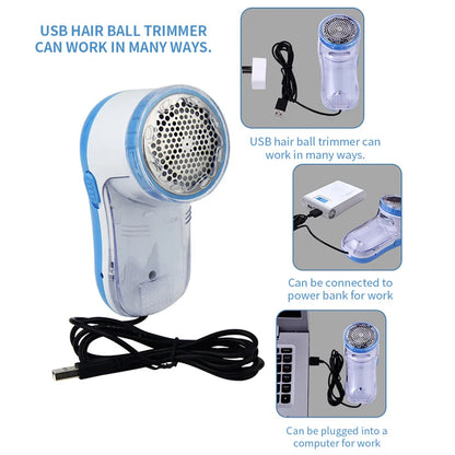 Portable Household Hair Ball Trimmer Electric Lint Remover Sweater Shaver Clothes
