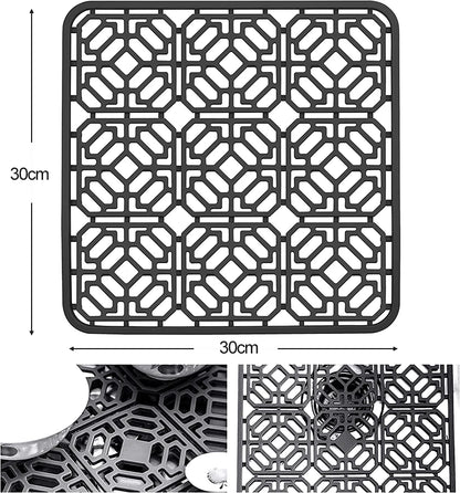 Sink Protectors for Kitchen Sink,Silicone Sink Mats for Bottom of Kitchen Sink Grid Accessory,Non-Slip Sink dish drying Mat