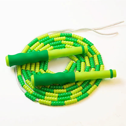Bamboo Jump Rope for Elementary School Students Kindergarten Children Adjustable Race Racing Outdoor Sports Rope