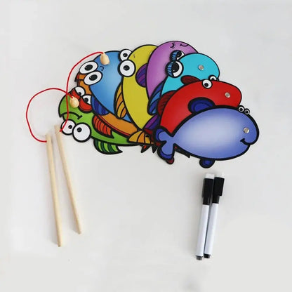 DIY Educational Learning Game Dry Erasable Cards for Kindergarten Montessori Toys Early Childhood Teaching Aids