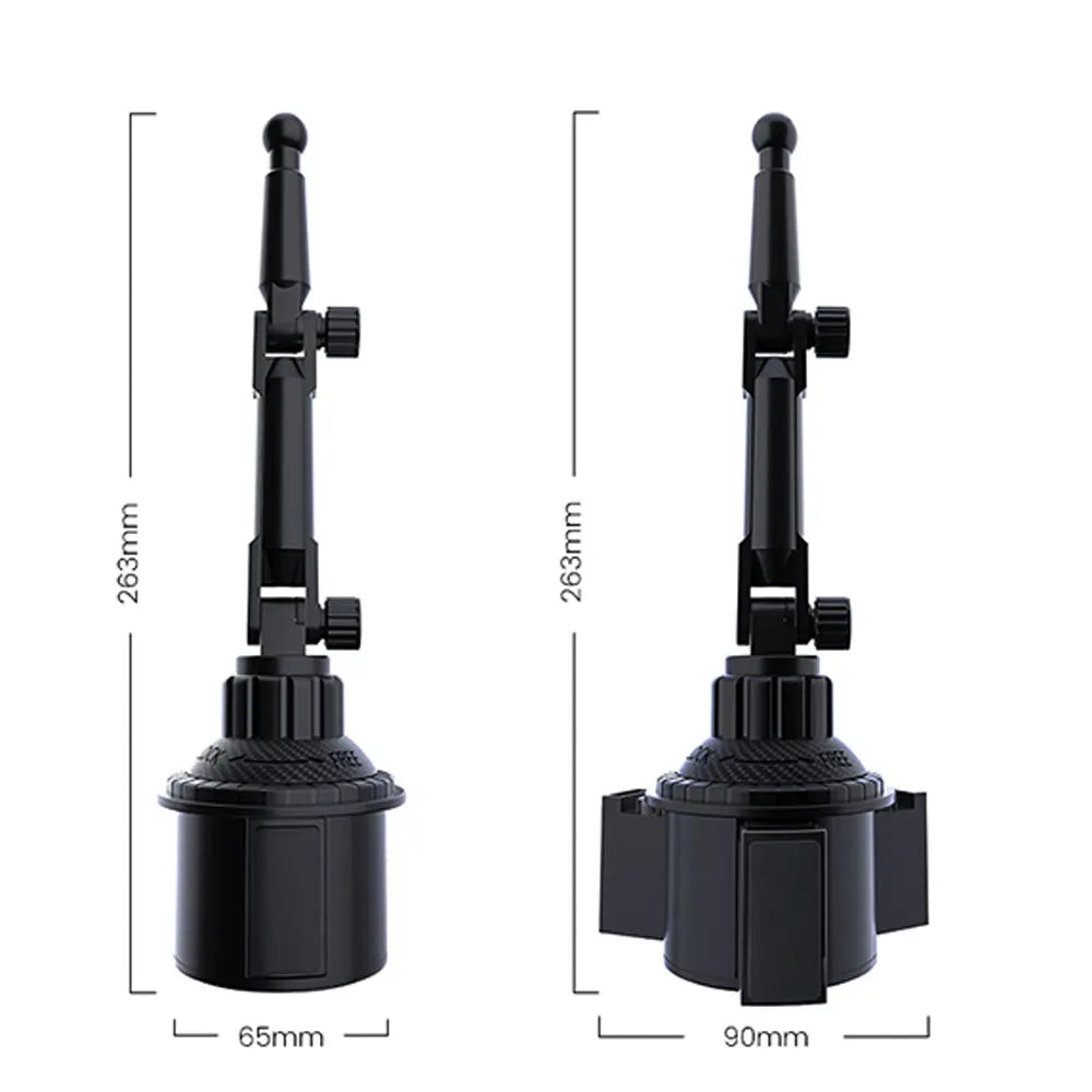 Magnetic Cup Holder Phone Mount Flexible Gooseneck Arm Car Cup Phone Holder Strong Magnets Mount for All Cellphones