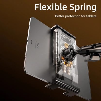 Tablet Bracket for Bed iPad Stand 360° Rotating Bed Tablet Mount Stand with 90cm Metal Arm For 4.7~12.9 inch Phone Tablet Holder